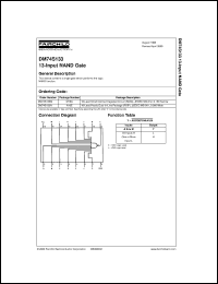 DM74S133MX Datasheet
