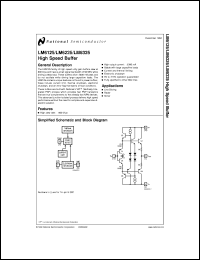 LM6125H/883 Datasheet