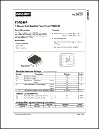 FDR8521L Datasheet