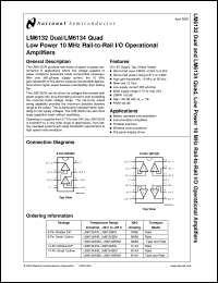 LM6134BIMX Datasheet