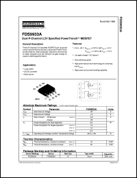 FDS9933A Datasheet