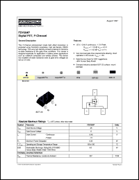 FDV302P Datasheet