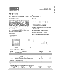 FDZ5047N Datasheet