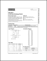 FST16212MEAX Datasheet