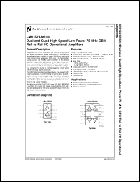 LM6152ACMX Datasheet
