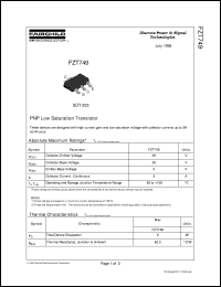 FZT749 Datasheet