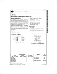 LM6162J-QMLV Datasheet