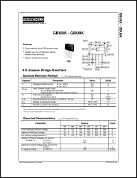 GBU8J Datasheet