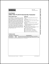 GTLP16612MEAX Datasheet