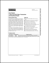 GTLP16616MEAX Datasheet