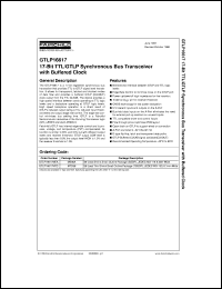 GTLP16617MEAX Datasheet