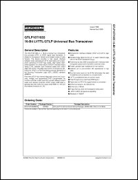 GTLP16T1655MTDX Datasheet