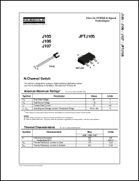 J105 Datasheet