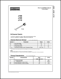 J109 Datasheet