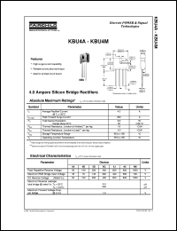 KBU4D Datasheet