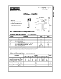 KBU6A Datasheet