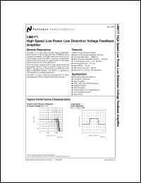 LM6171AIMX Datasheet