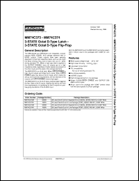 MM74C374CW Datasheet