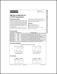 MM74HC126MTCX Datasheet