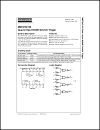 MM74HC132SJX Datasheet