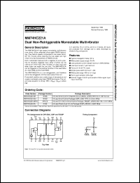 MM74HC221AMX Datasheet