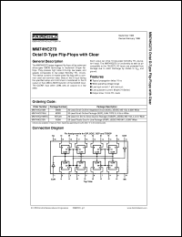 MM74HC273MTC Datasheet