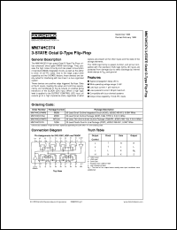 MM74HC374MTCX Datasheet