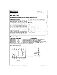 MM74HC423AMTCX Datasheet