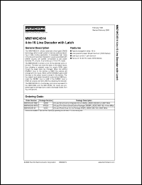 MM74HC4514WMX Datasheet