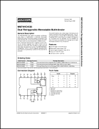 MM74HC4538MX Datasheet