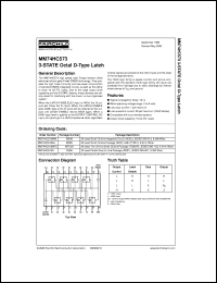 MM74HC574MTC Datasheet