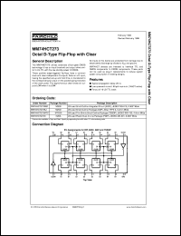 MM74HCT273MTCX Datasheet