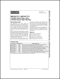 MM74HCT374SJX Datasheet