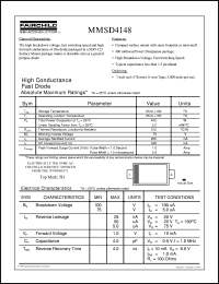 MMSD4148 Datasheet