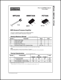MPSA06 Datasheet