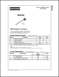 MPSA29 Datasheet