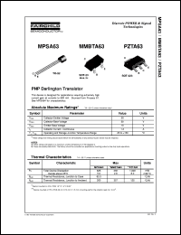 MPSA63 Datasheet