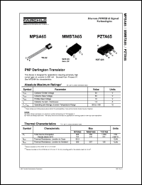MPSA65 Datasheet