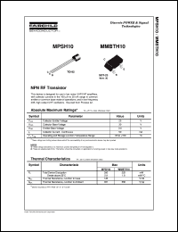 MPSH10 Datasheet