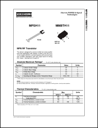 MPSH11 Datasheet