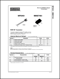 MPSH81 Datasheet