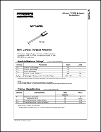 MPSW06 Datasheet