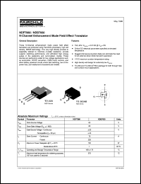 NDB7060L Datasheet