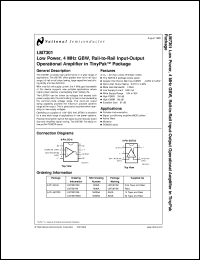 LM7301MWC Datasheet