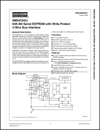 NM24C65UFLZM8X Datasheet