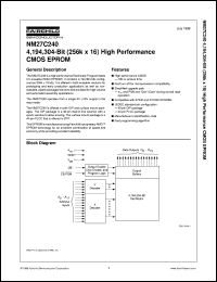 NM27C240VE150 Datasheet