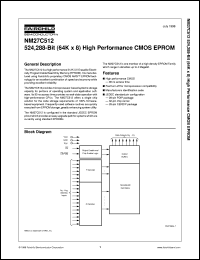 NM27C512QE200 Datasheet
