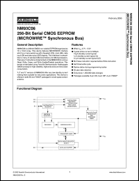 NM93C06LZEM8X Datasheet