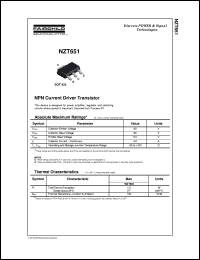 NZT651 Datasheet