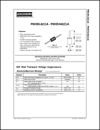 P6KE300AC-T3 Datasheet